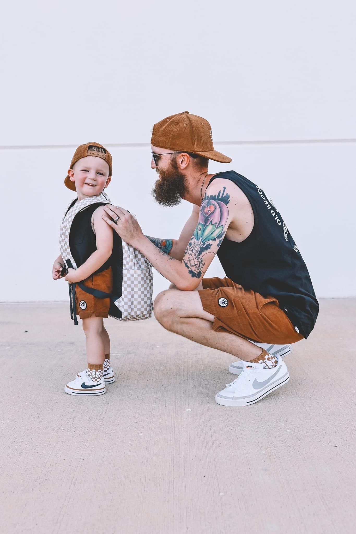 Tatum Peace Checker Socks | Neutral Checker Kids and Family Socks