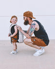 Tatum Peace Checker Socks | Neutral Checker Kids and Family Socks