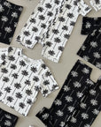 Bamboo Shorts Set | Palm Style White