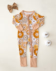 Bamboo Zip Romper | Petal Pop
