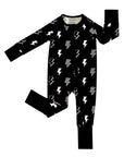 Bamboo Zip Romper | Ink Bolts