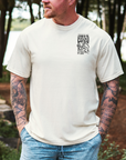 Child of God – Men’s Christian T-Shirt with Angel Design (2 Corinthians 6:18)