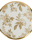 Gold Delft Trinket Dish with Lid