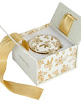 Gold Delft Trinket Dish with Lid