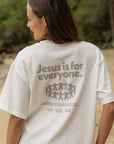 Jesus Is for Everyone White Sand Heavyweight T-Shirt