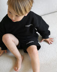 Kingdom Club Jet Black Kids’ Crewneck Sweatshirt