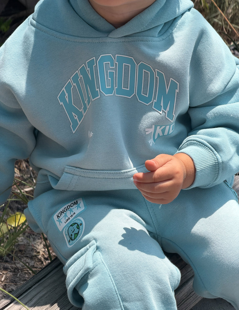 Kingdom Kids Hoodie – Air Blue