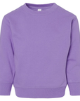 3317 Rabbit Skins® Custom Toddler Fleece Crewneck Sweatshirt | Soft Cotton-Blend Pullover