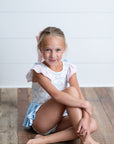 Pastel Floral Skirted Leotard | Girls Dance & Ballet Leotard