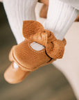 Zion Knotted Bow Baby Shoe