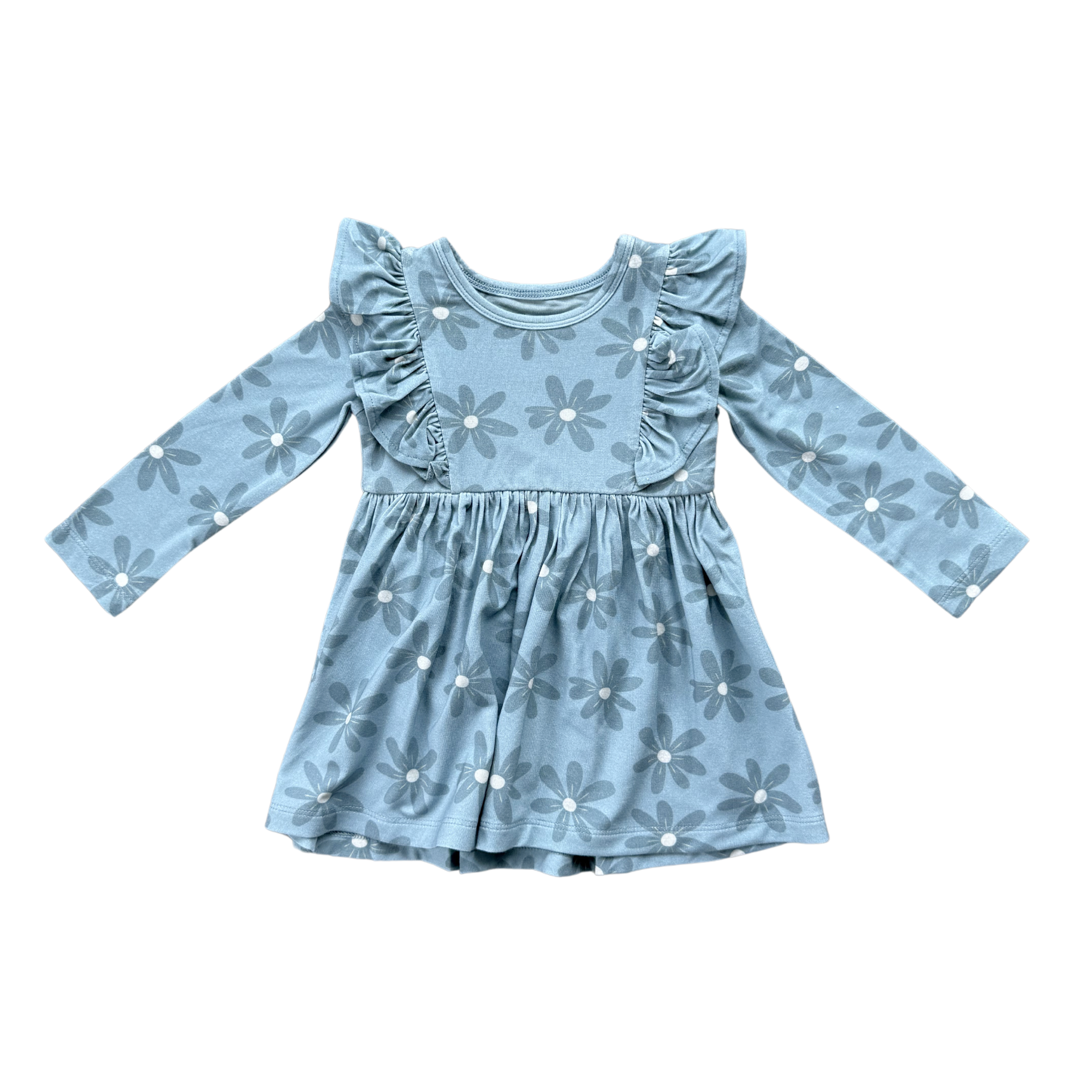Long Sleeve Ruffle Dress
