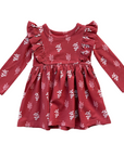 Long Sleeve Ruffle Dress