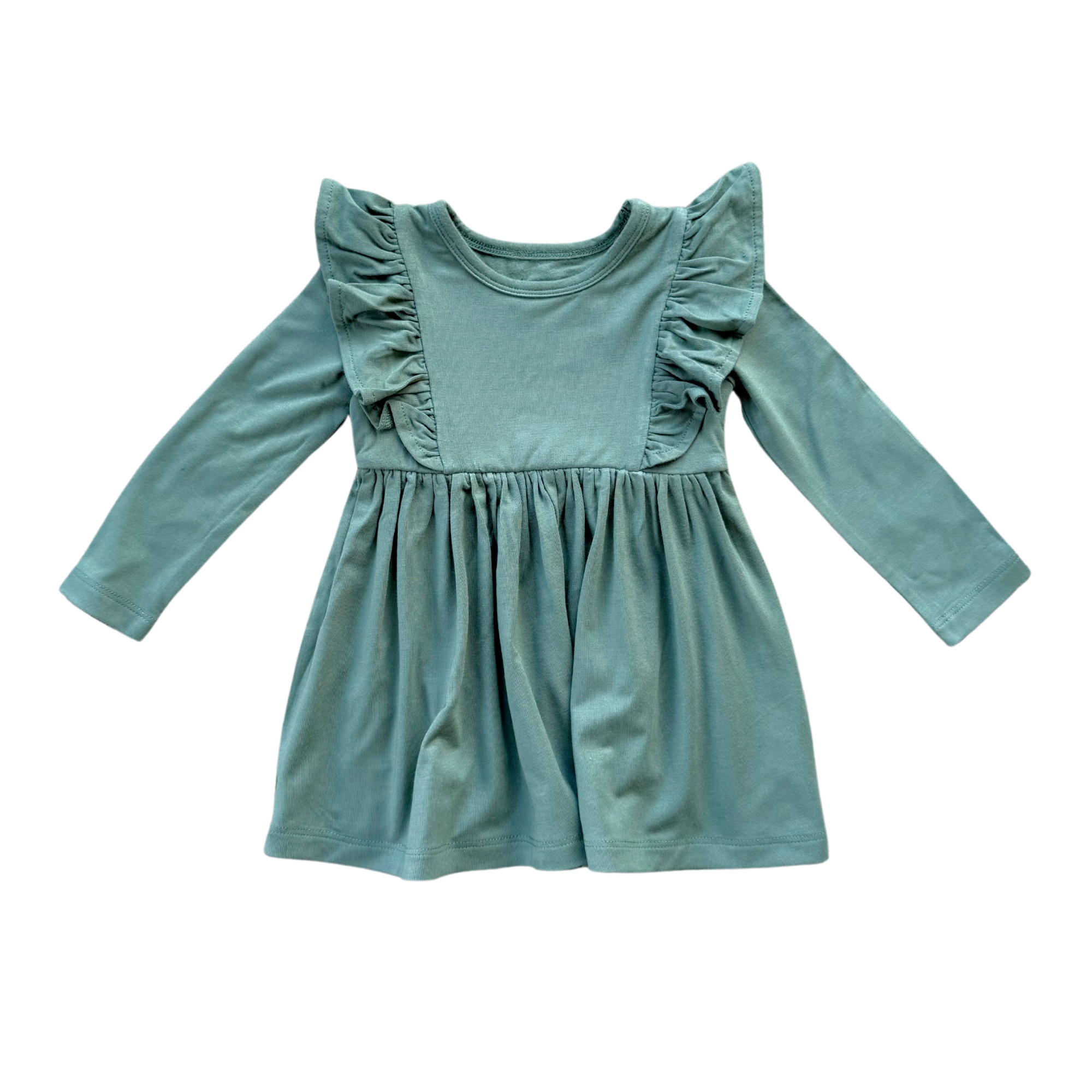 Long Sleeve Ruffle Dress