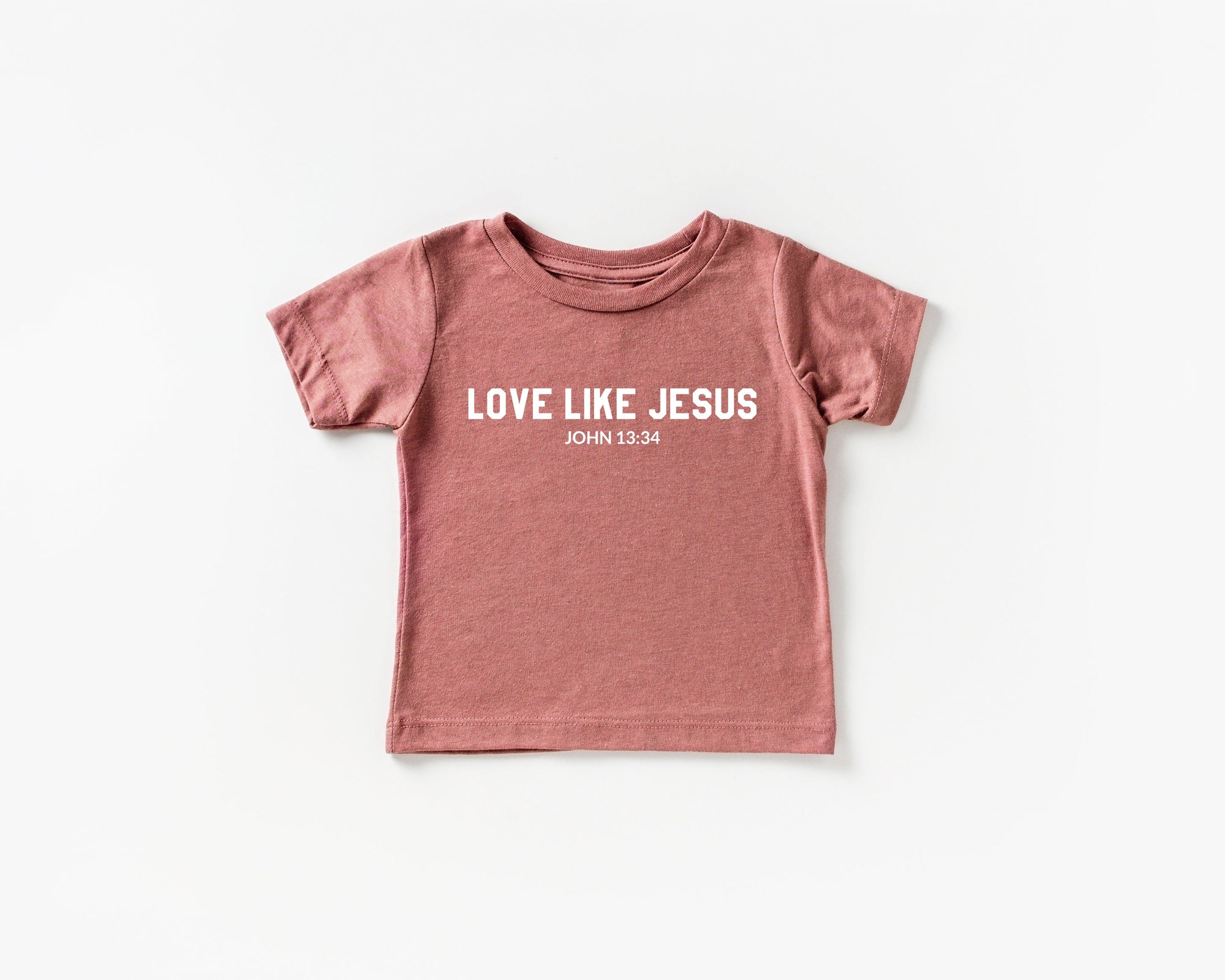Love Like Jesus Christian Kids Shirt Baby Toddler Youth Tee