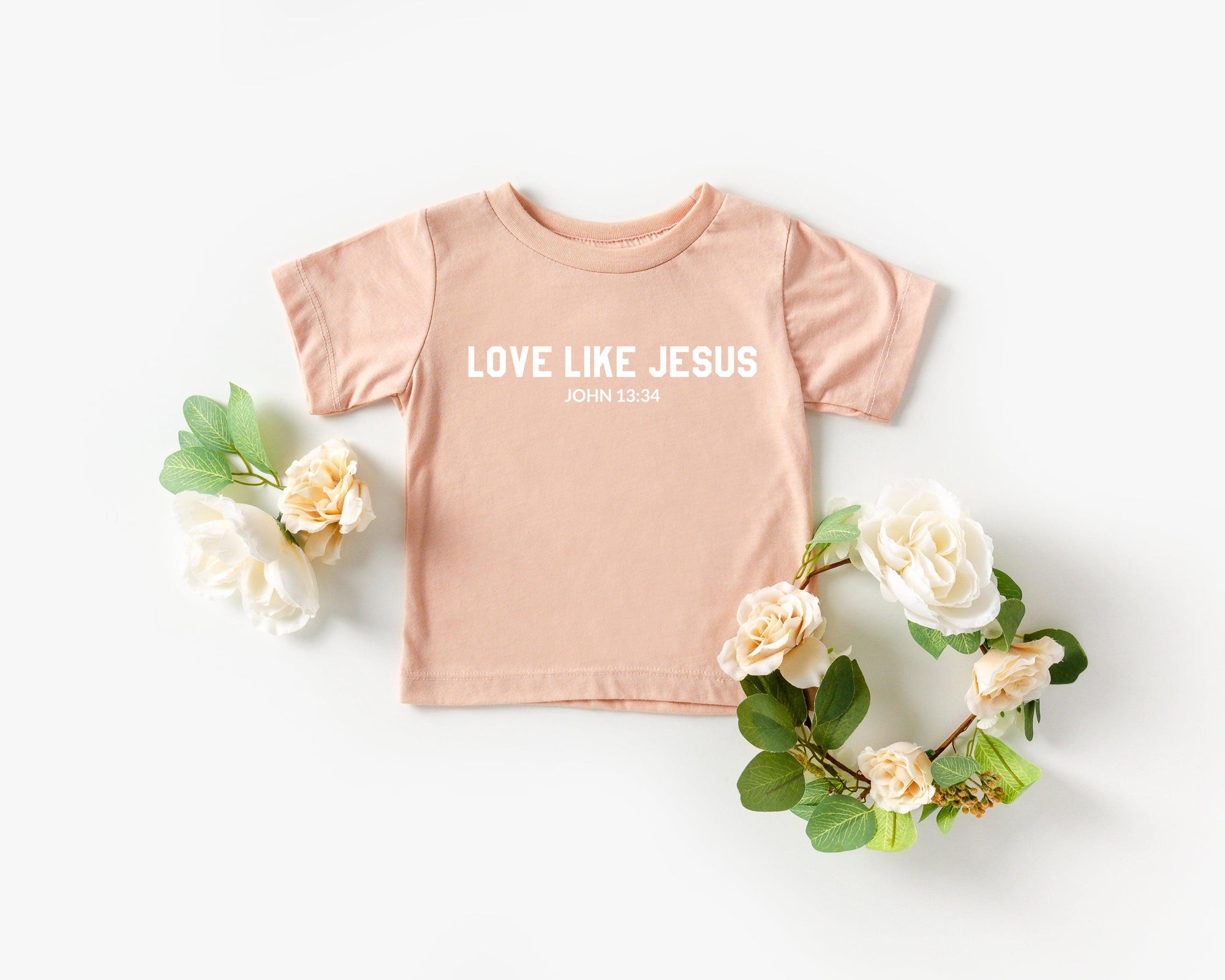 Love Like Jesus Christian Kids Shirt Baby Toddler Youth Tee