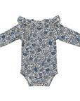 Bluebell Ruffle Sleeve Pointelle Bamboo Bodysuit