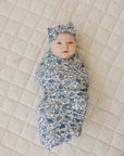 Bluebell Pointelle Bamboo Head Wrap