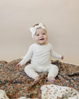 Venetian Floral + Autumn Bloom Lace Muslin Quilt
