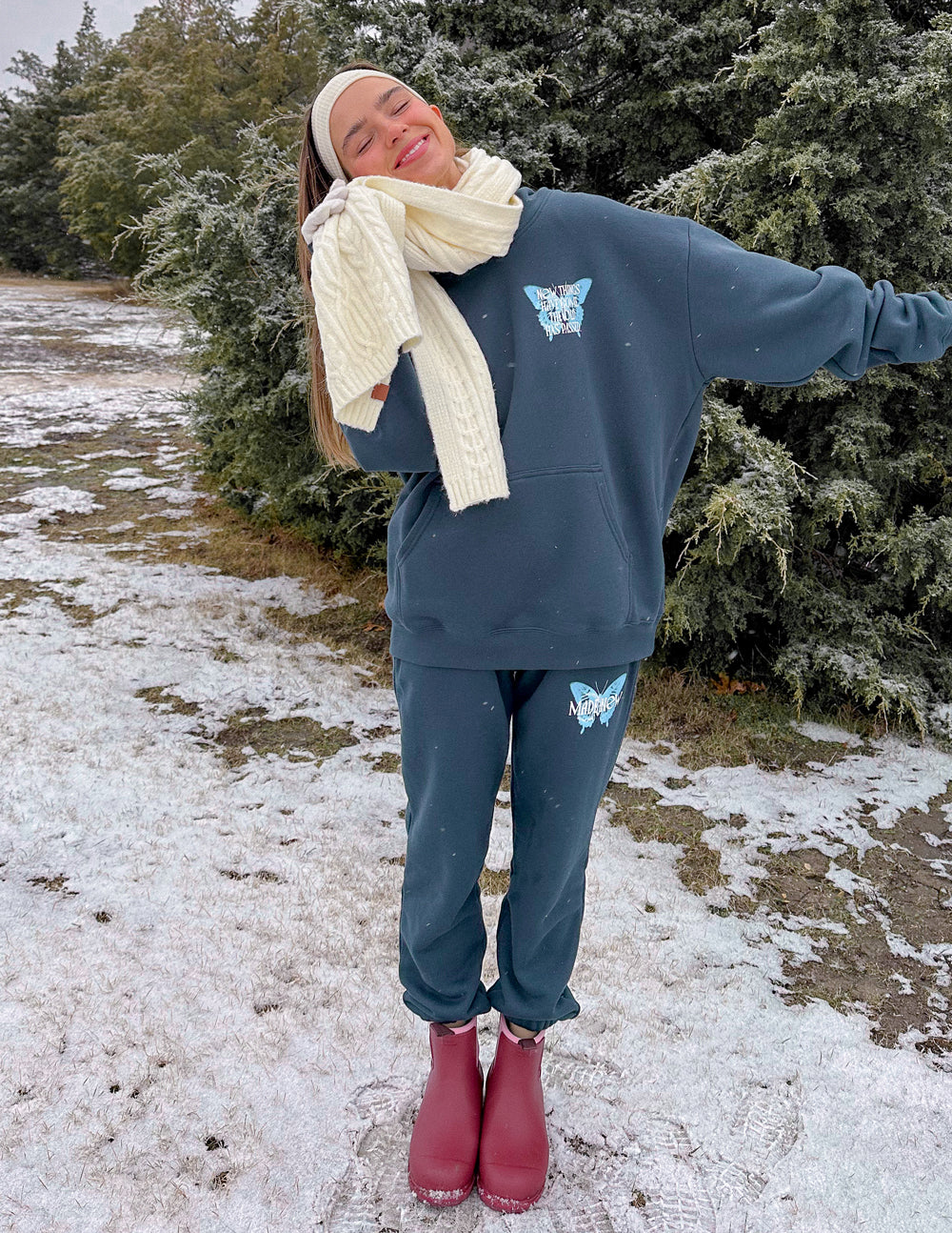 Made New Butterfly Unisex Sweatpants | Faith Inspired Christian Sweatpants