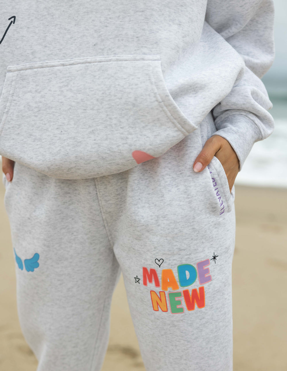 Made New Unisex Sweatpants | Faith Inspired Relaxed Fit Joggers