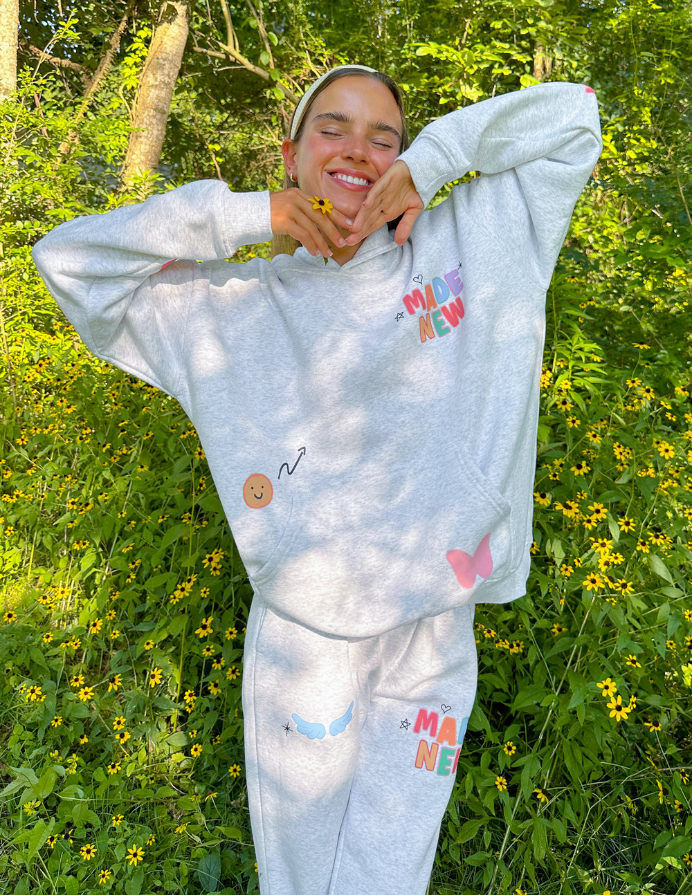 Made New Unisex Sweatpants | Faith Inspired Relaxed Fit Joggers
