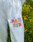 Made New Unisex Sweatpants | Faith Inspired Relaxed Fit Joggers