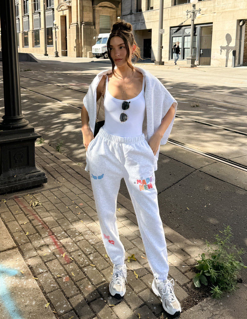 Made New Unisex Sweatpants | Faith Inspired Relaxed Fit Joggers