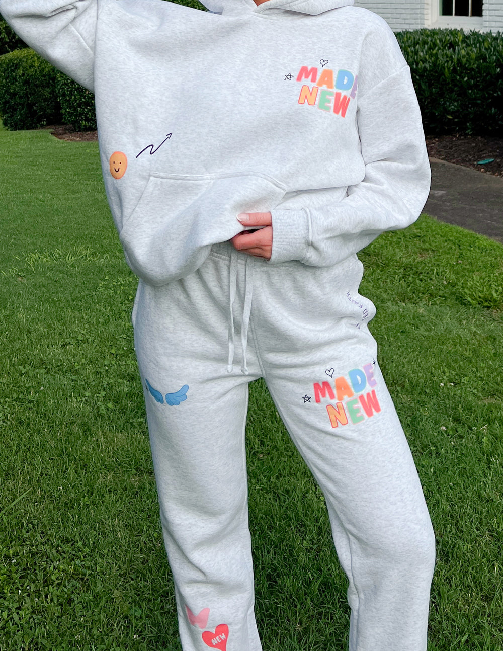 Made New Unisex Sweatpants | Faith Inspired Relaxed Fit Joggers