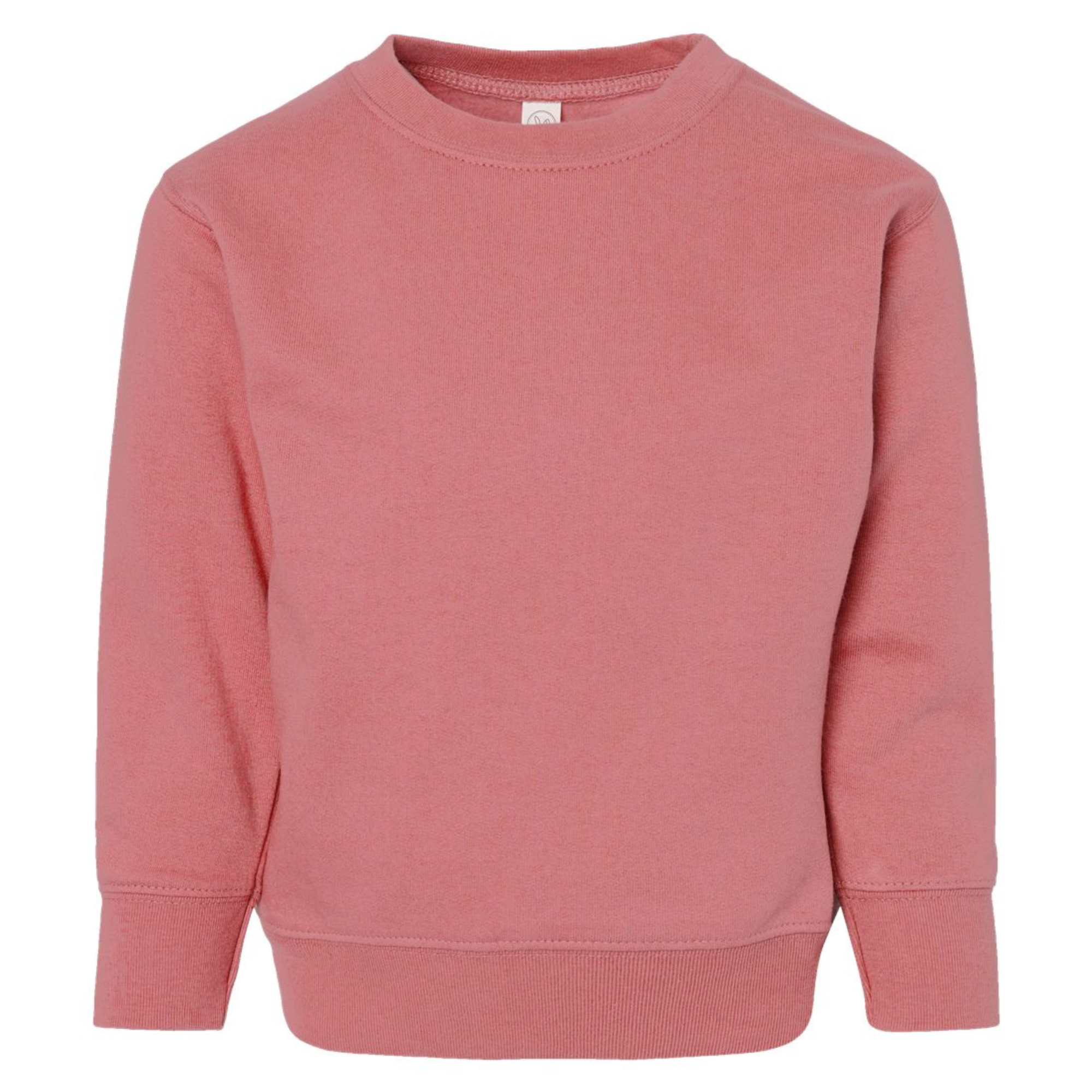 3317 Rabbit Skins® Custom Toddler Fleece Crewneck Sweatshirt | Soft Cotton-Blend Pullover