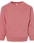 3317 Rabbit Skins® Custom Toddler Fleece Crewneck Sweatshirt | Soft Cotton-Blend Pullover
