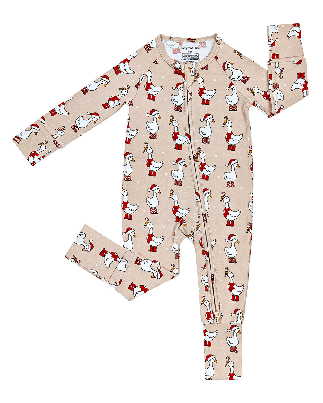 Bamboo Zip Romper | Merry Goose