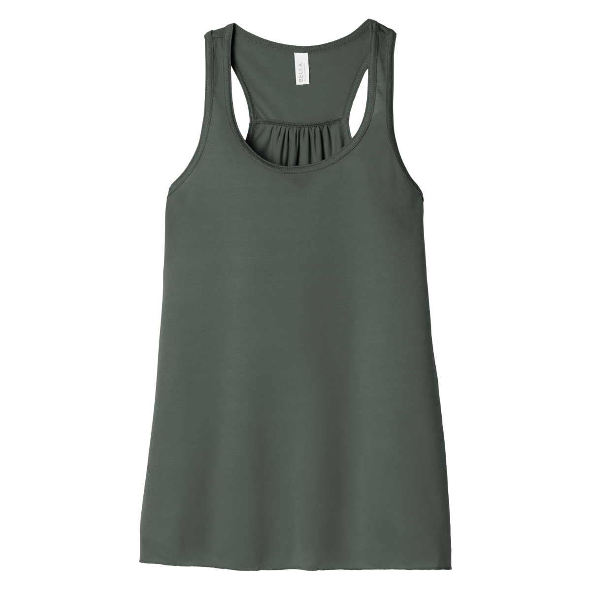 B8800 Bella + Canvas Ladies&#39; Flowy Racerback Tank – Lightweight Custom Print Tank Top