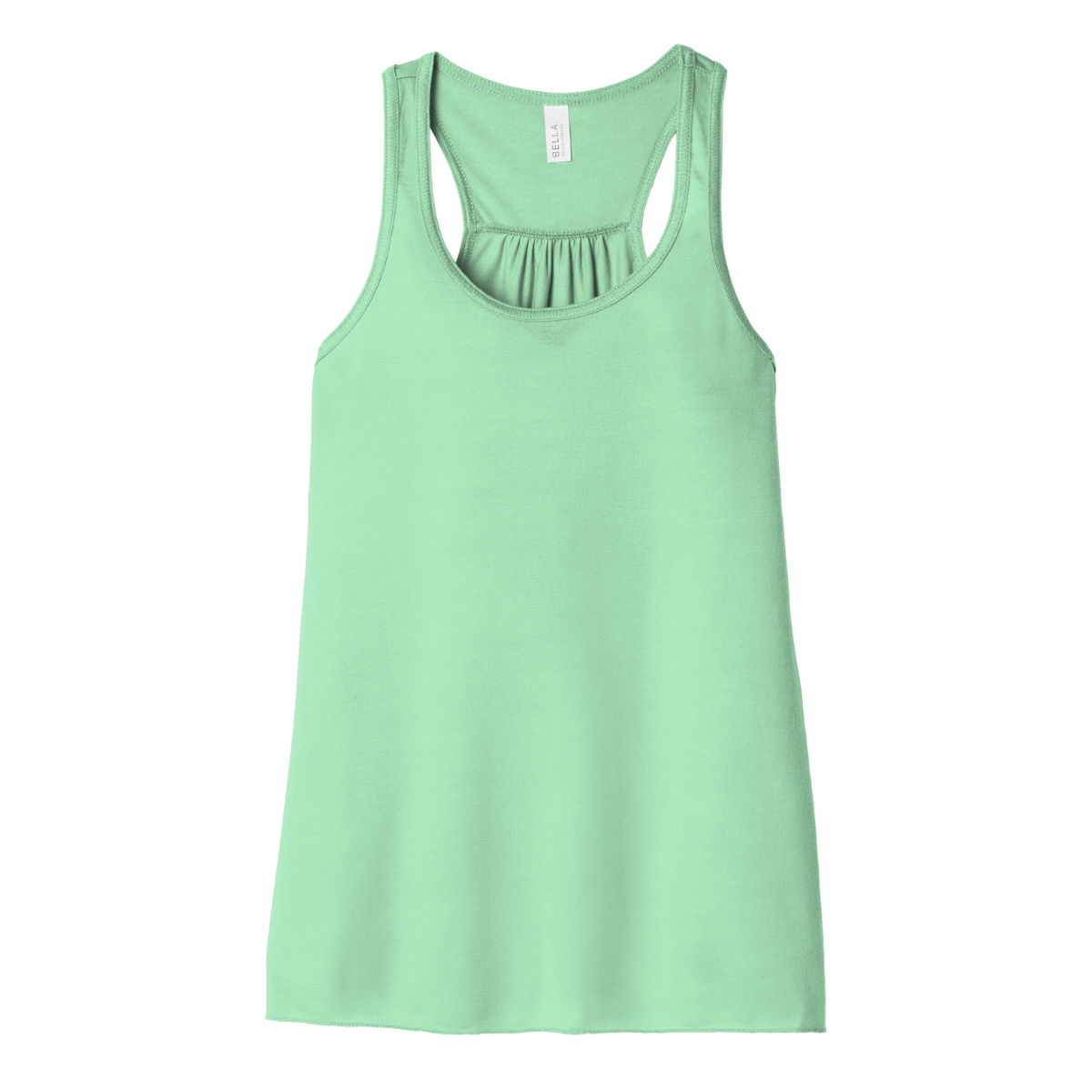 B8800 Bella + Canvas Ladies&#39; Flowy Racerback Tank – Lightweight Custom Print Tank Top