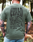 Child of God – Men’s Christian T-Shirt with Angel Design (2 Corinthians 6:18)