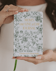 Mom's One Line A Day Green Delft Leather Journal