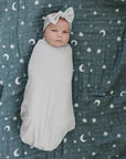 Stone Bamboo Stretch Swaddle