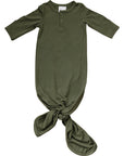 Olive Bamboo Knot Gown