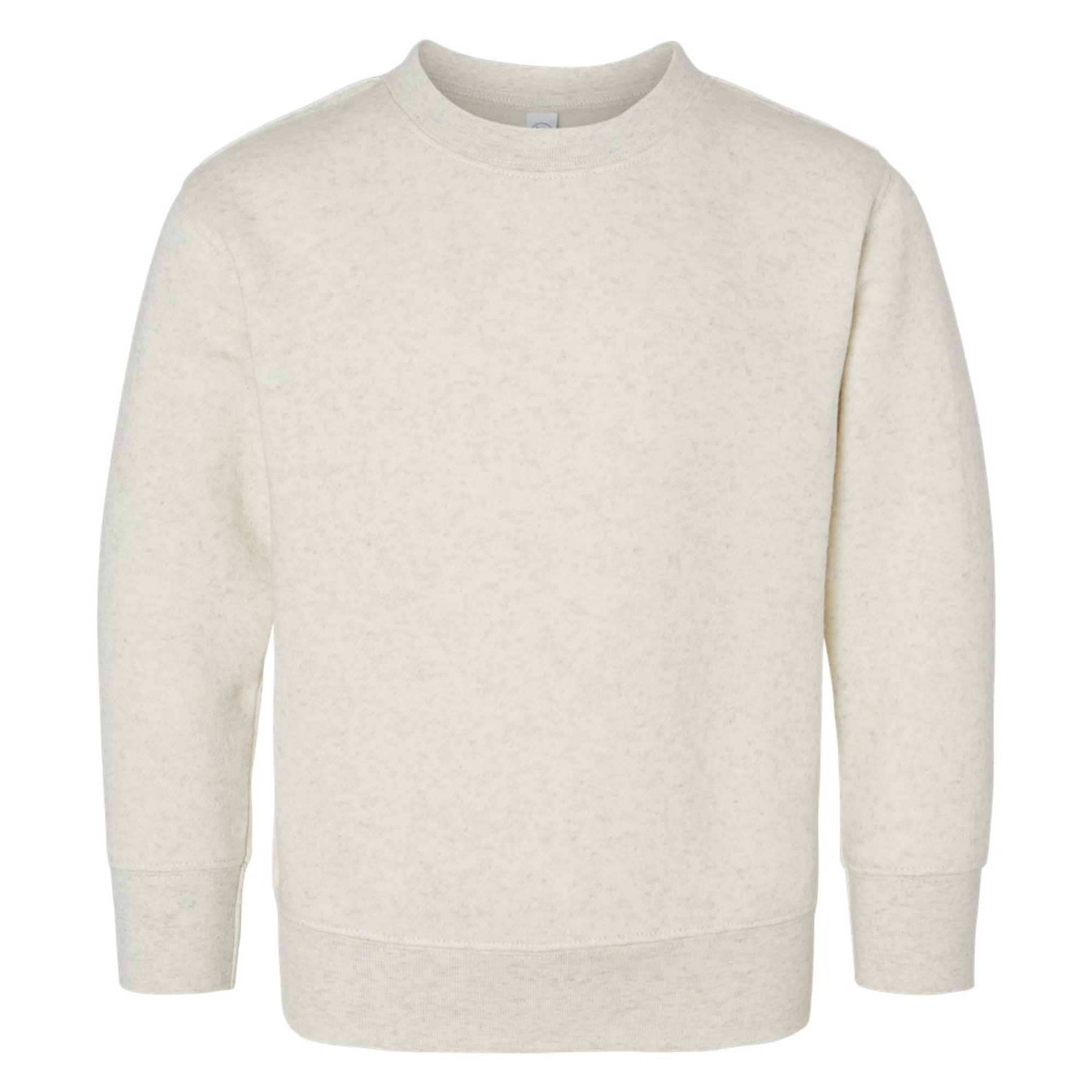 3317 Rabbit Skins® Custom Toddler Fleece Crewneck Sweatshirt | Soft Cotton-Blend Pullover