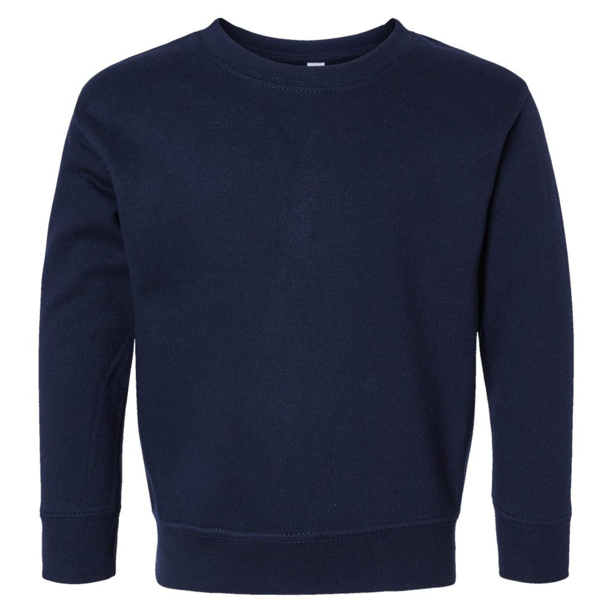 3317 Rabbit Skins® Custom Toddler Fleece Crewneck Sweatshirt | Soft Cotton-Blend Pullover