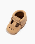 Newborn Weathered Brown Mary Jane Baby Shoe