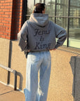 Not Sorry Jesus Is King Spire Grey Hoodie
