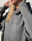 Not Sorry Jesus Is King Spire Grey Hoodie