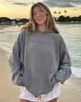 Not Sorry Jesus Is King Spire Grey Hoodie