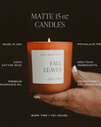 Pumpkin Spice Soy Candle - Orange Matte Jar - 15 oz