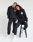 Our World Needs Jesus Black Unisex Sweatpants | Faith Based Premium Loungewear