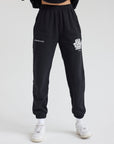 Our World Needs Jesus Black Unisex Sweatpants | Faith Based Premium Loungewear