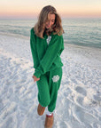 Our World Needs Jesus Green Sweatpants