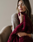 PATTERNED FAUX FUR THROW BLANKETS