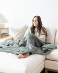 PATTERNED FAUX FUR THROW BLANKETS