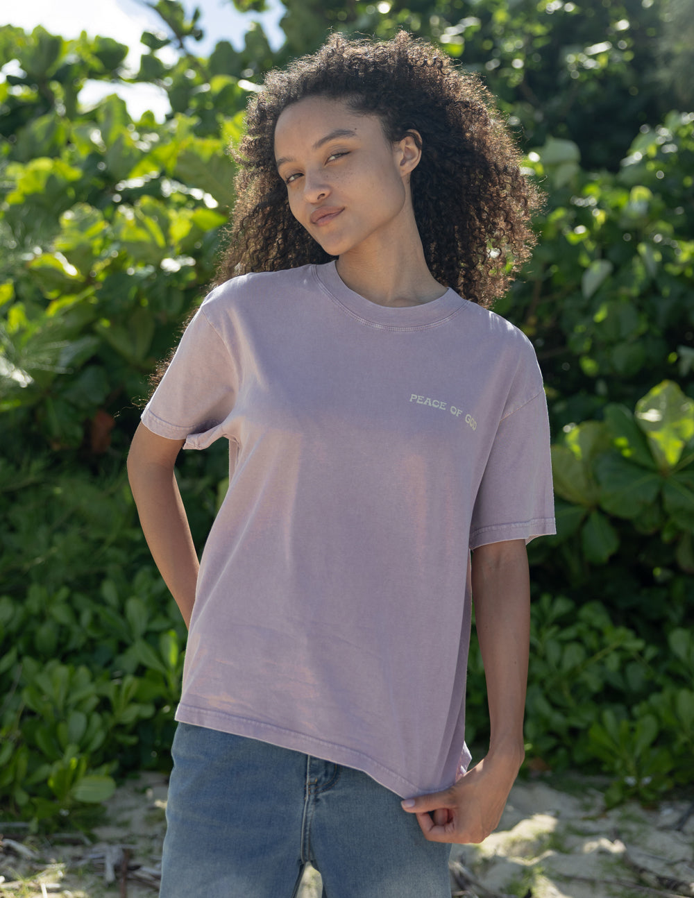 Peace of God Tee – Vintage Orchid